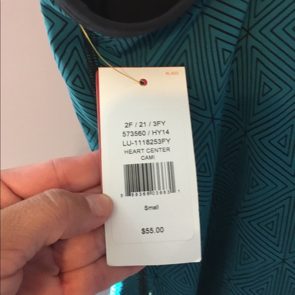 NWT heart center cami.  Size small. Lucy - Picture 2 of 3